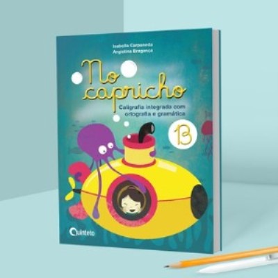 No capricho : Caligrafia integrada com ortografia e gramática